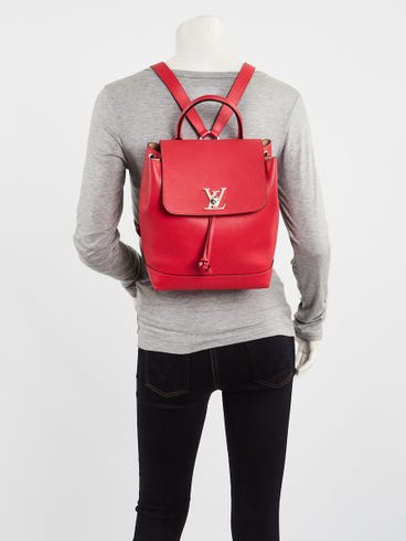 lock me backpack louis vuitton Lockme Luxe.It.Fwd Practical Attachment Scratched Azura Reborn Louis Vuitton Calfskin