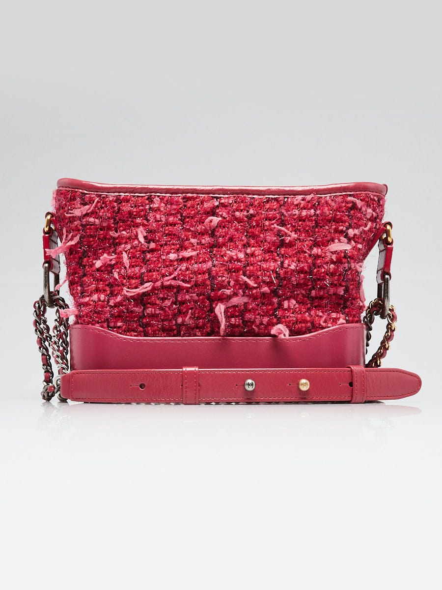 ショルダーバッグ・ポシェット × ヴィンテージ(中古) Chanel Gabrielle Hobo Quilted Goatskin and Patent Medium Chanel Pink Tweed and Leather Small Gabrielle Hobo Bag | eBay