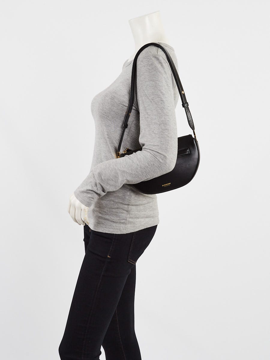 Burberry Black Leather Mini Olympia Shoulder Bag | Yoogi's