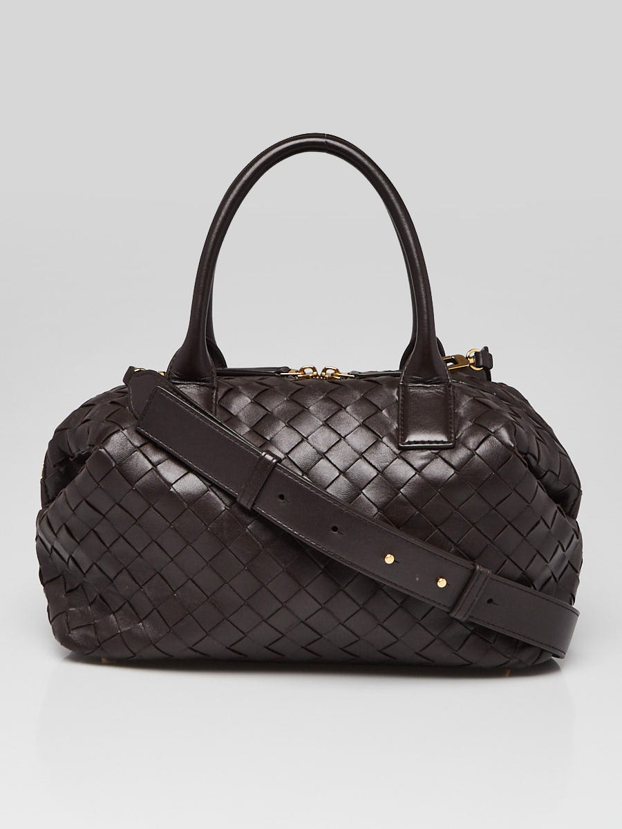 【BOTTEGA VENETA】Intreccio Nappa Calf Strap Pouch Fondant Bottega Veneta® Women's Concert Pouch in Fondant. Shop