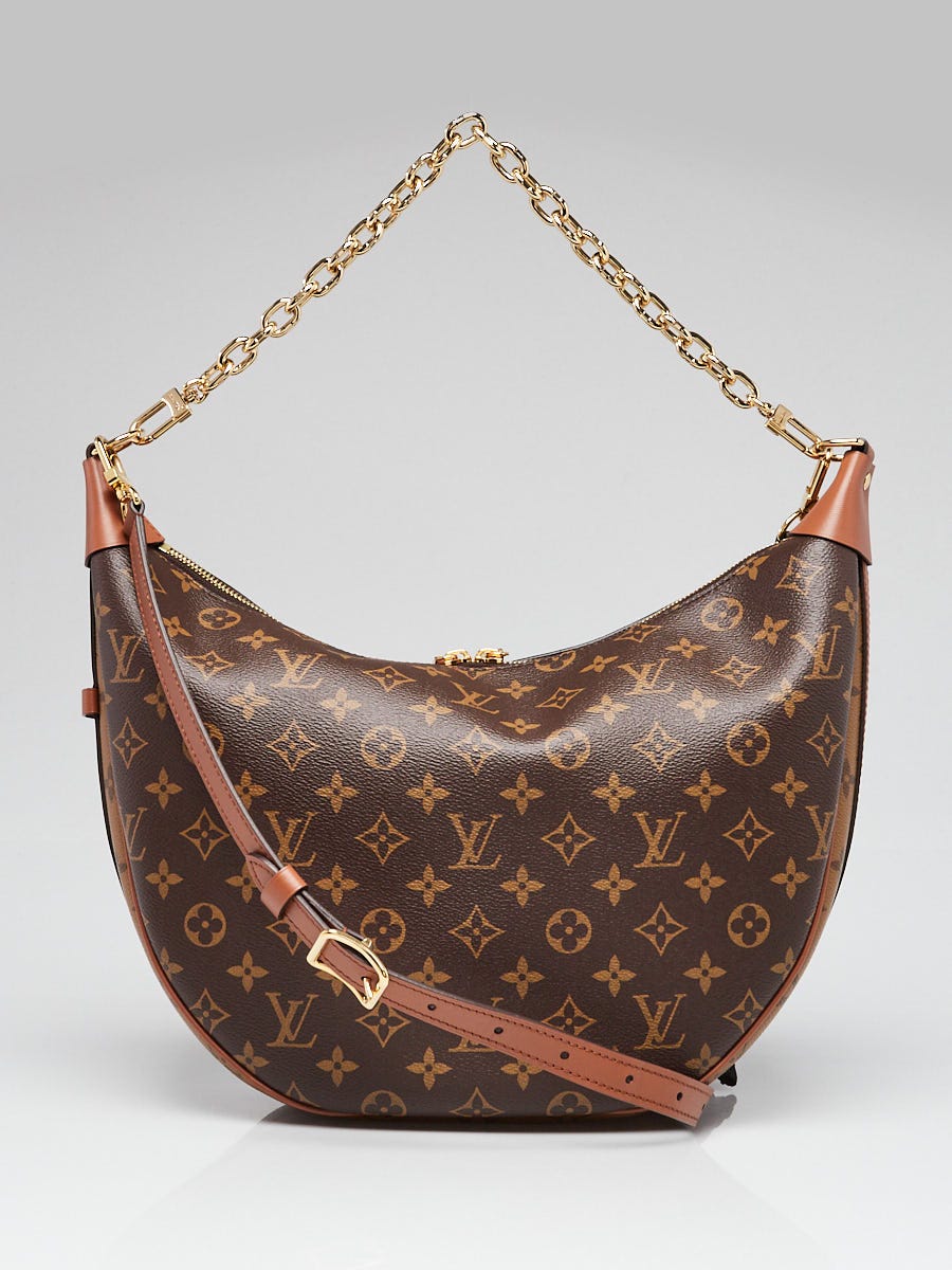 Louis Vuitton Monogram Reverse Canvas Loop Hobo Bag | Yoogi's Closet