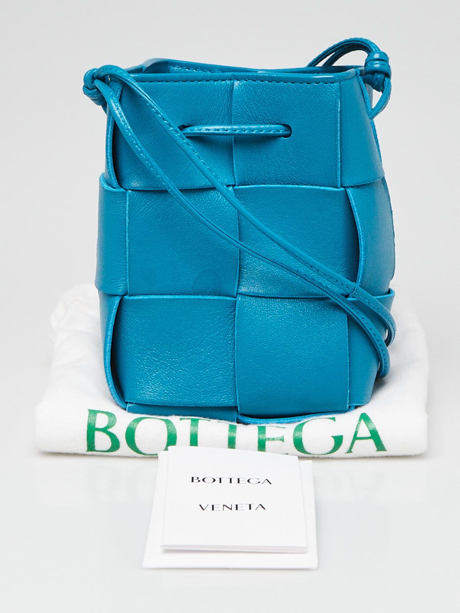 Bottega Veneta Blueprint Intrecciato Woven Leather Mini