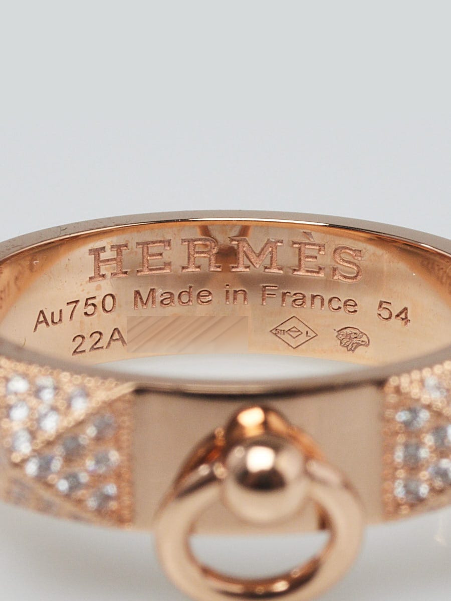 HERMES リング Collier de Chien ring, small model 直営店 Collier de Chien ring, small model | Hermès USA