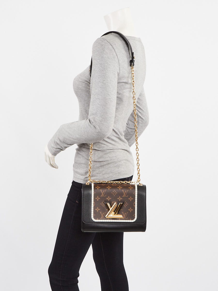 Louis Vuitton Monogram Canvas and Calfskin Braided Twist Bag