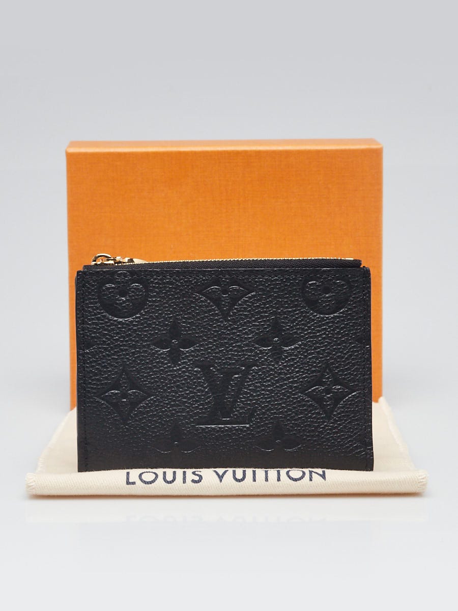 Louis Vuitton ヴィクトリン ウォレット_Monogram Empreinte Louis Vuitton Black Monogram Empreinte Leather Compact Lisa