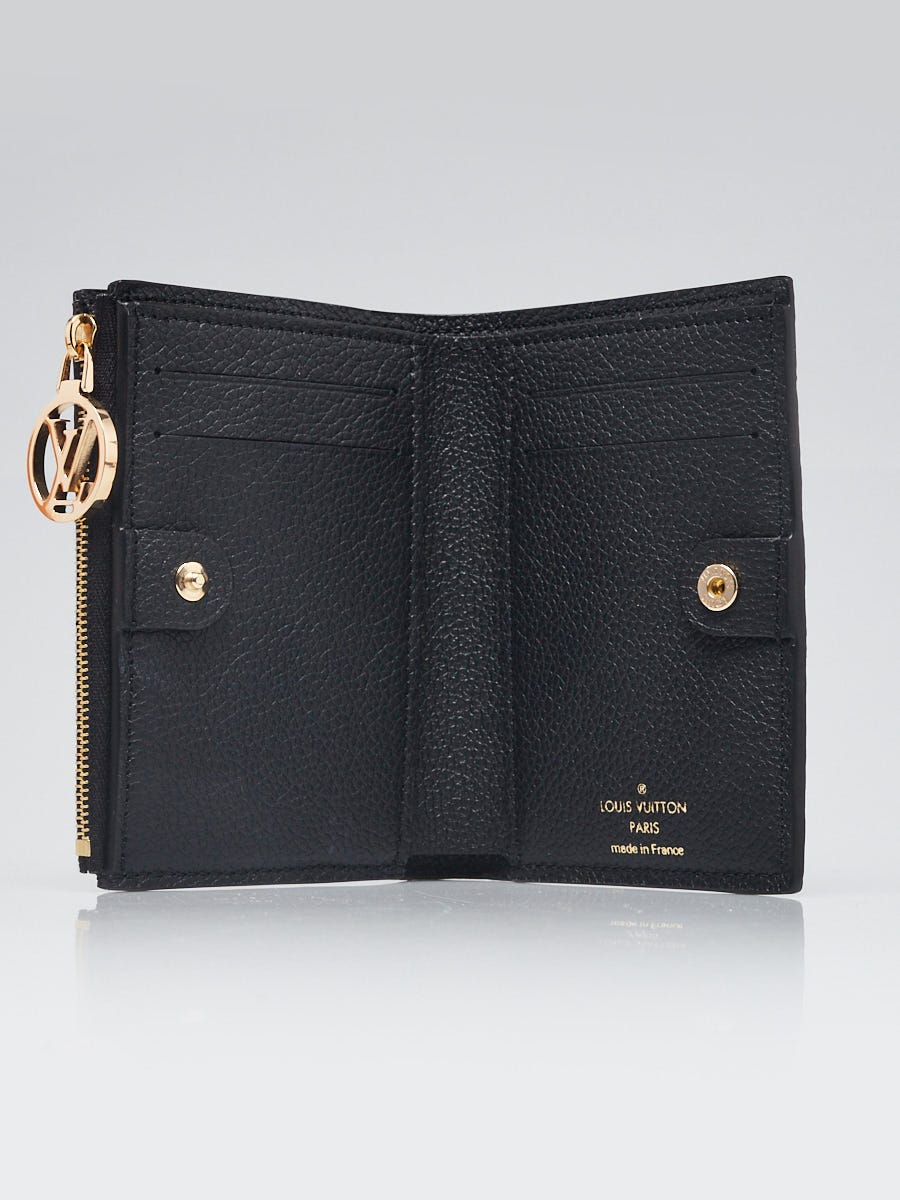 【希少】 LOUIS VUITTON LV Monogram Empreinte Leather Compact Louis Vuitton Black Monogram Empreinte Leather Compact Lisa