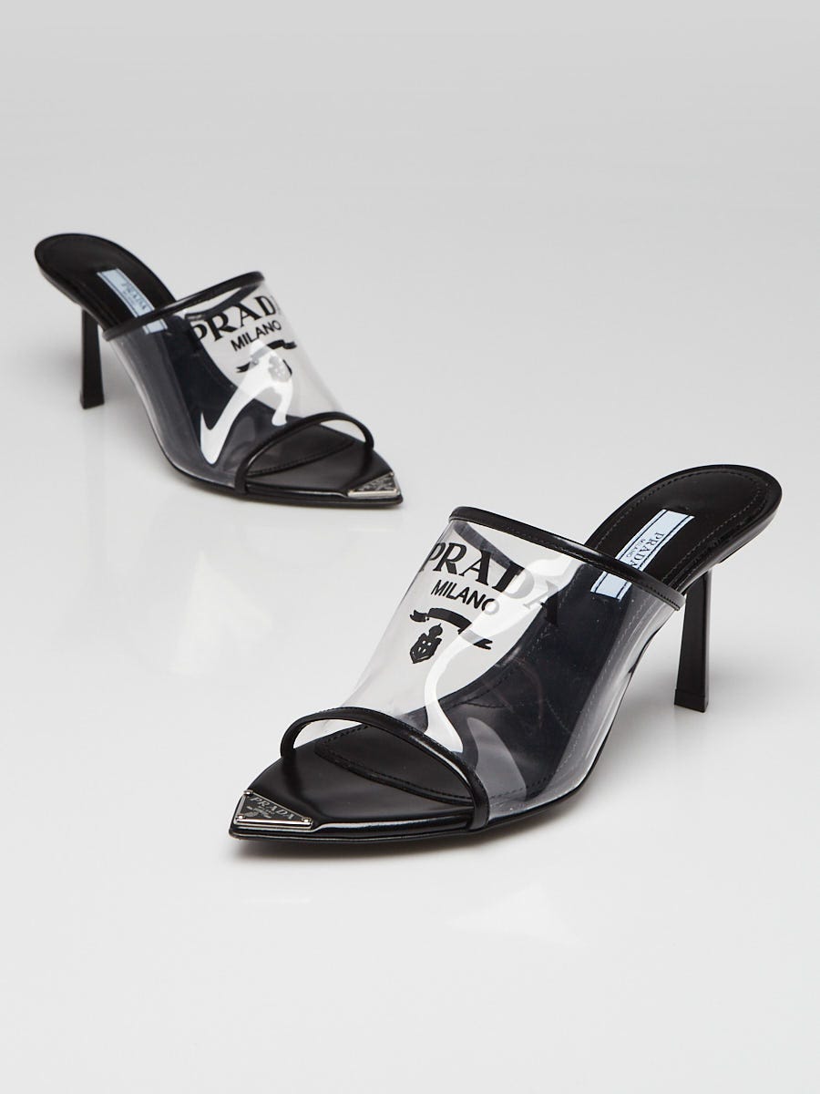 Prada pvc sandals best sale