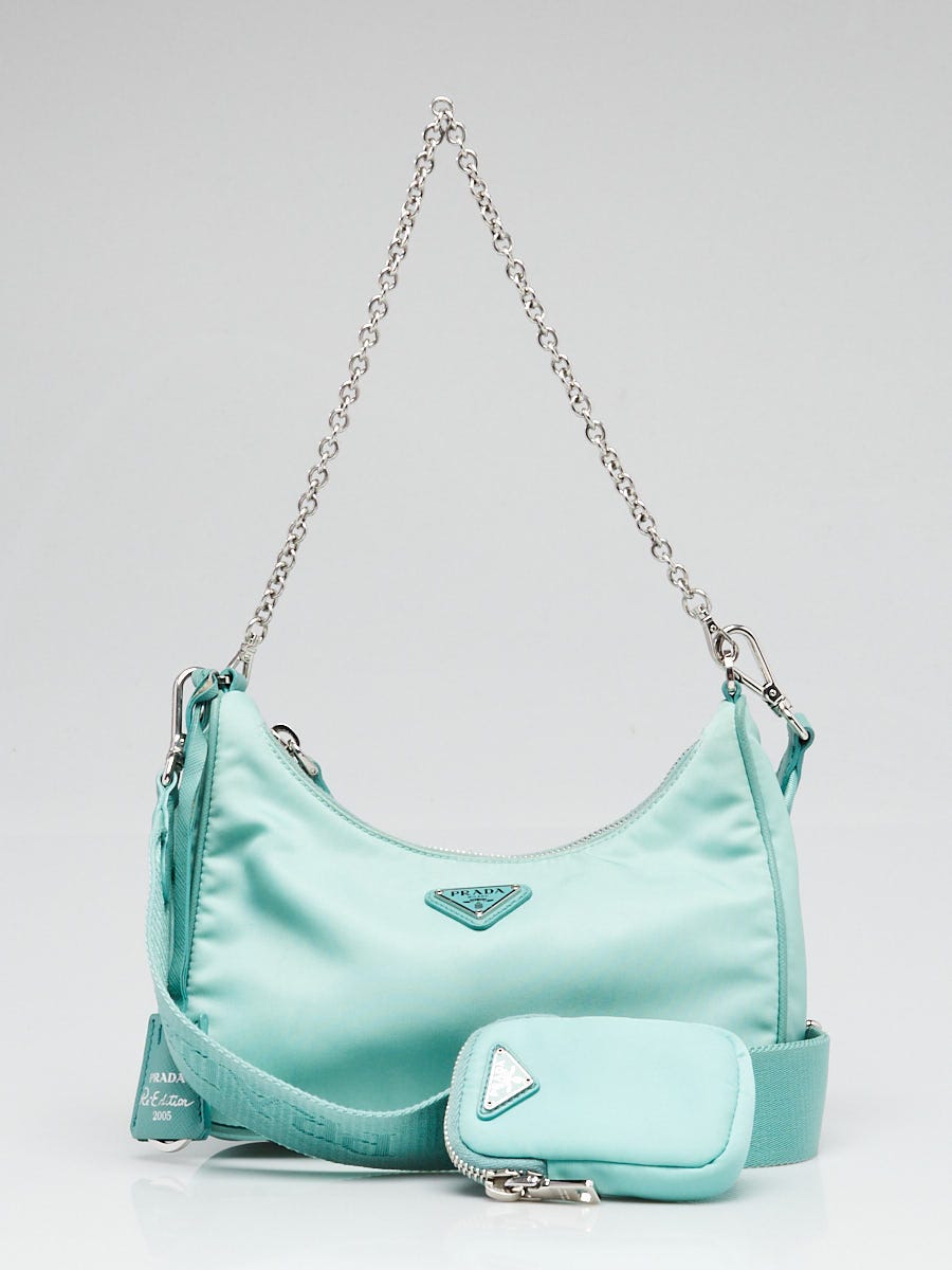 Prada Giada Tessuto Nylon 2005 Re-Edition Shoulder Bag 1BH204