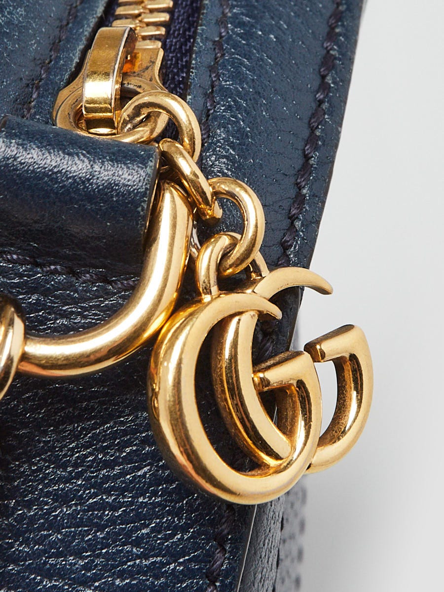 Gucci Blue Leather Ophidia Mini Circle Camera Bag | Yoogi's
