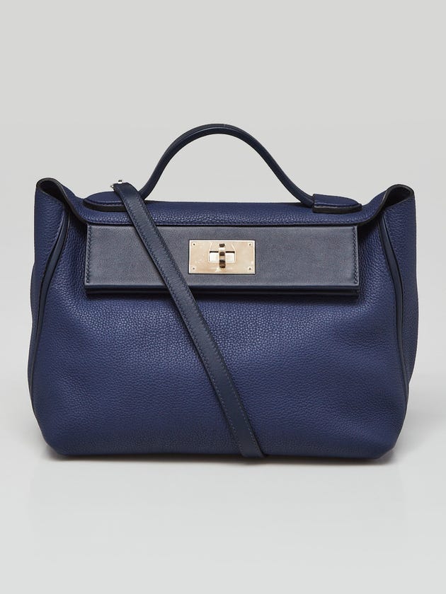 TrustyShops's Closet Hermes 29cm Bleu Saphir Maurice Leather