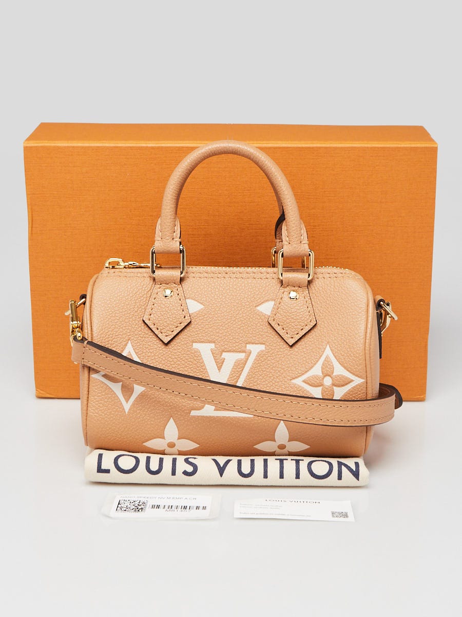 Louis Vuitton Bi-Color Beige/Arizona Monogram Empreinte Leather