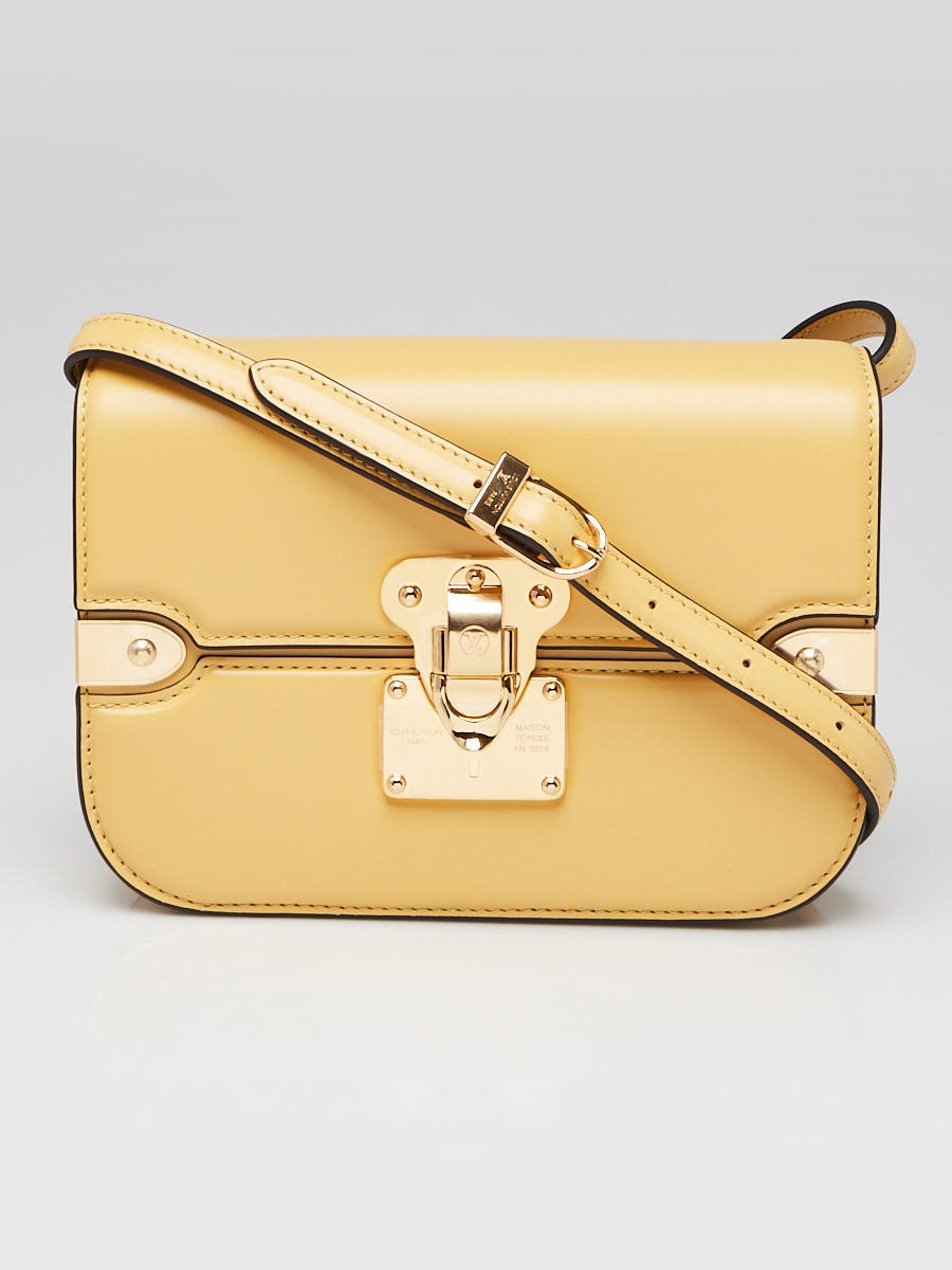Louis Vuitton Yellow Smooth Leather Orsay MM Shoulder Bag
