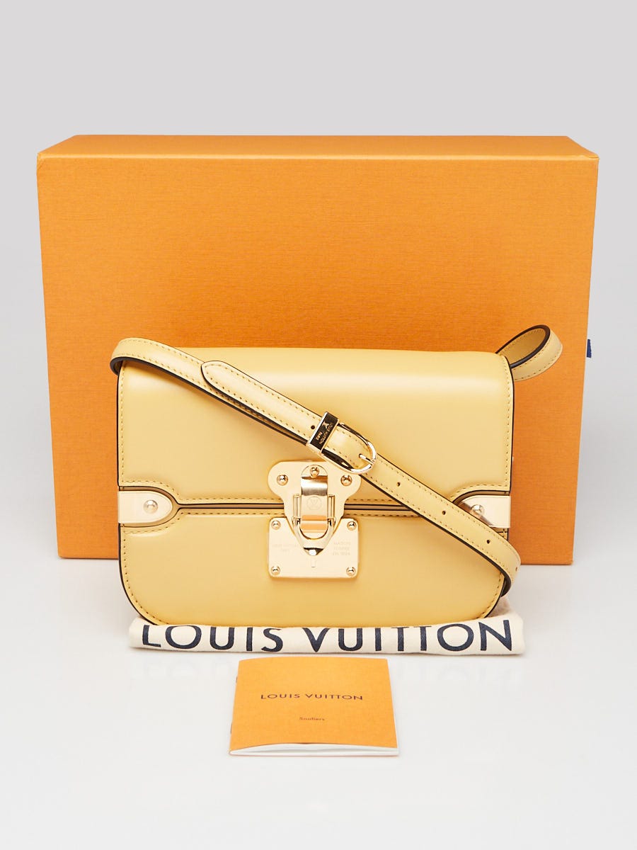 Louis Vuitton Yellow Smooth Leather Orsay MM Shoulder Bag
