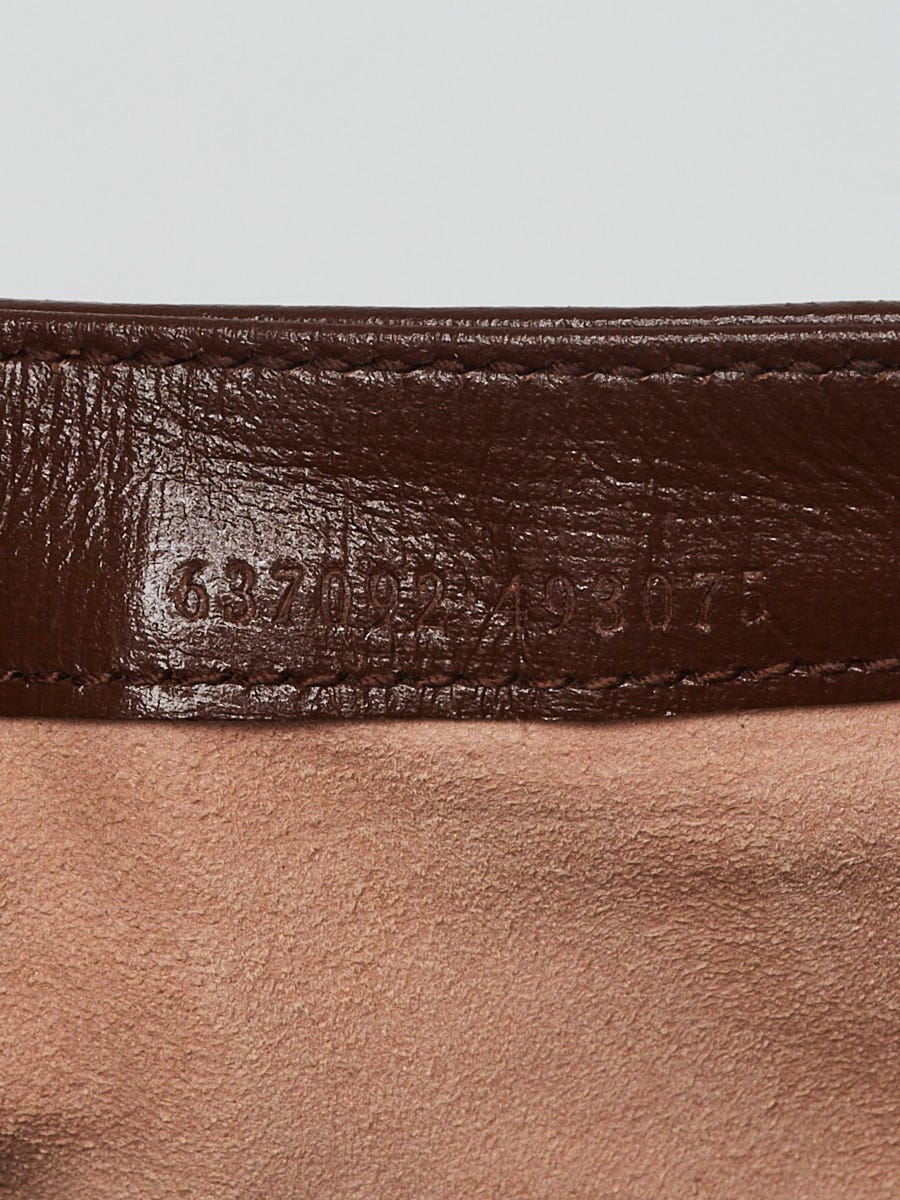 Gucci Beige/Ebony Coated Canvas/Leather 1961 Mini Jackie Bag