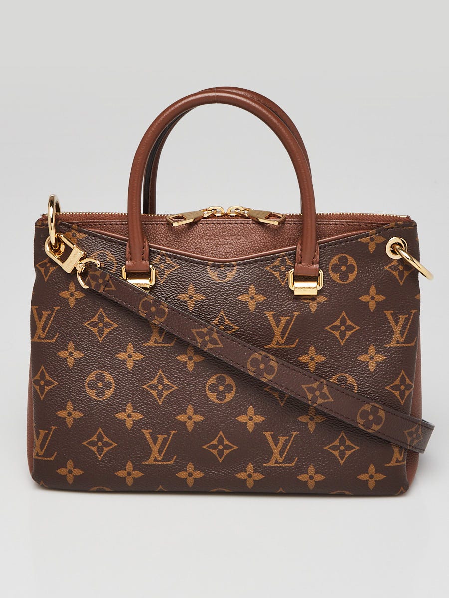 【希少】 LOUIS VUITTON LV Monogram Pallas ハンドバッグ Louis Vuitton Noir Monogram Canvas Pallas Bag | Yoogi's Closet