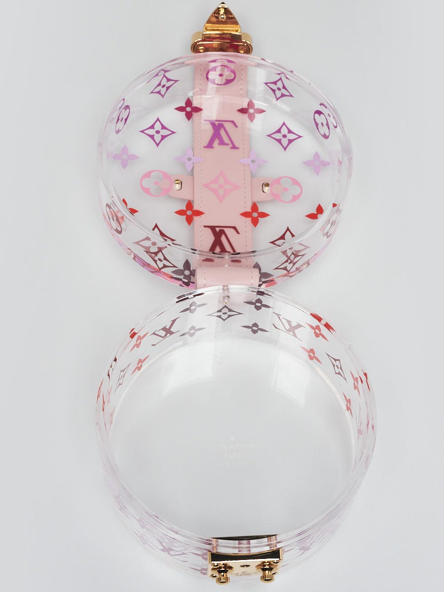 Louis Vuitton Transparent Rose Monogram Plexiglas Cube Scott Box