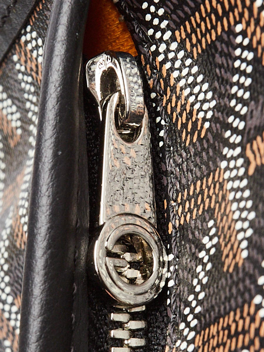 Goyard Black Chevron Print Coated Canvas Jouvence Toiletry Pouch