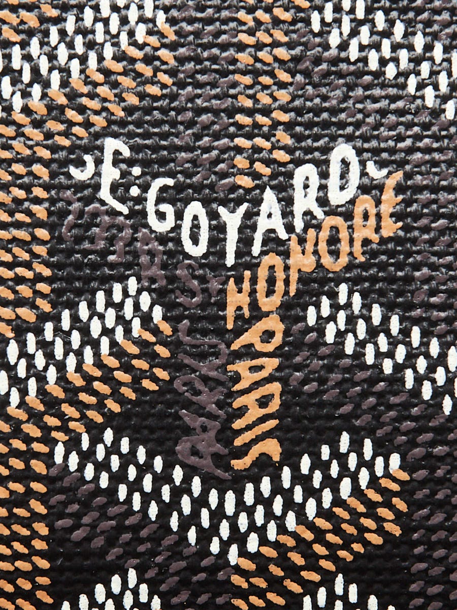 Goyard Black Chevron Print Coated Canvas Jouvence Toiletry Pouch