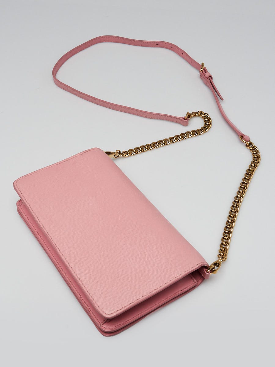 PRADA ショルダーバッグ 1BH198 4OO UVL F0E18 PINK 楽天市場】【財布】PRADA プラダ チェーンウォレット チェーン