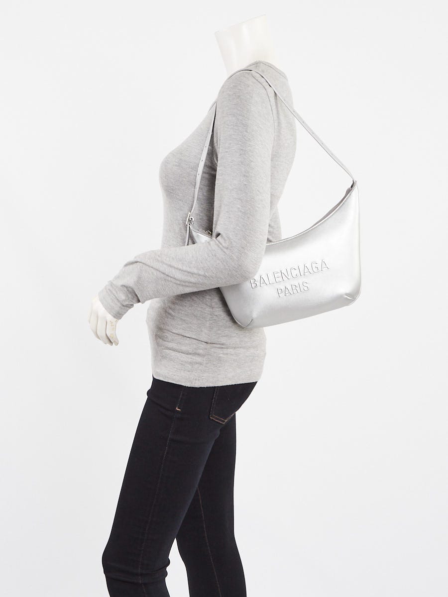 【BALENCIAGA】 Mary-Kate メタリックレザー ショルダーバッグ♪ Balenciaga Mary-Kate ショルダーバッグ | ブラック | FARFETCH JP