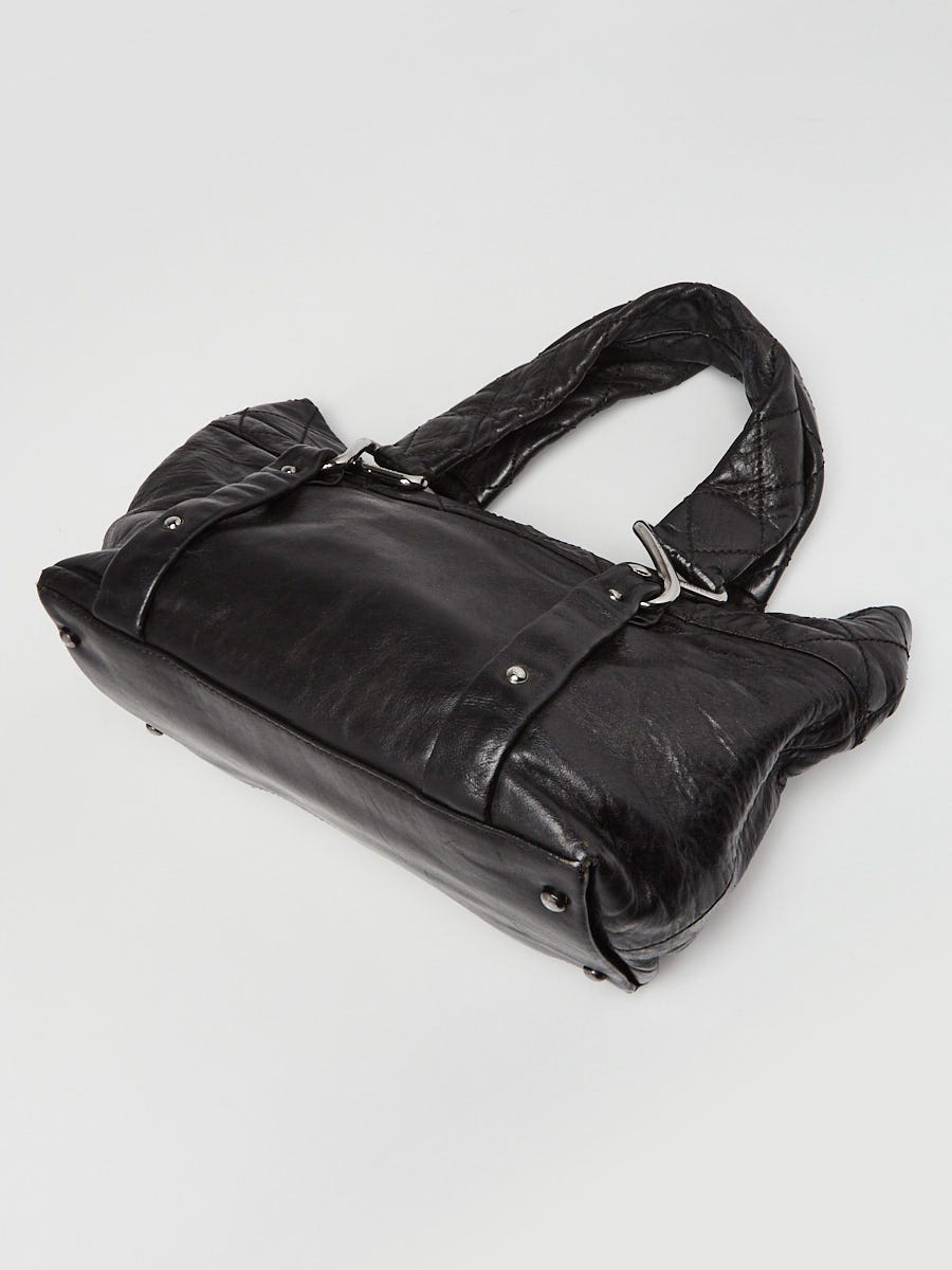 Chanel Black Quilted Lambskin Leather 8 Knots Tote Bag | Yoogi's