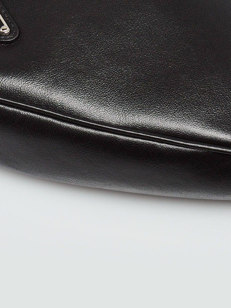 【送料込み】セール★PRADA★1NE039 Prada Black Grace Lux Leather Triangle Pouch Bag 1NE039