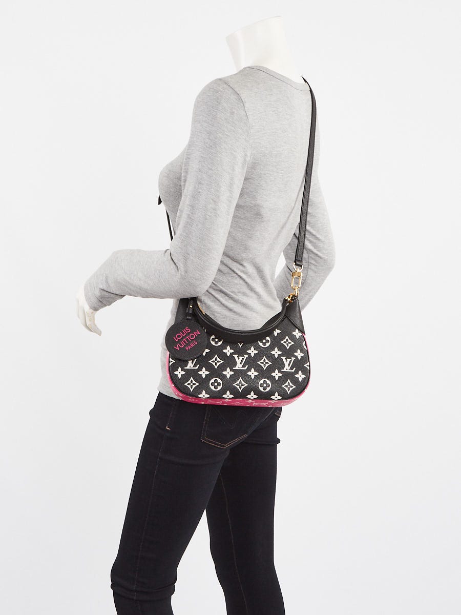 Louis Vuitton Black/White/Pink Monogram Empreinte Leather Spring
