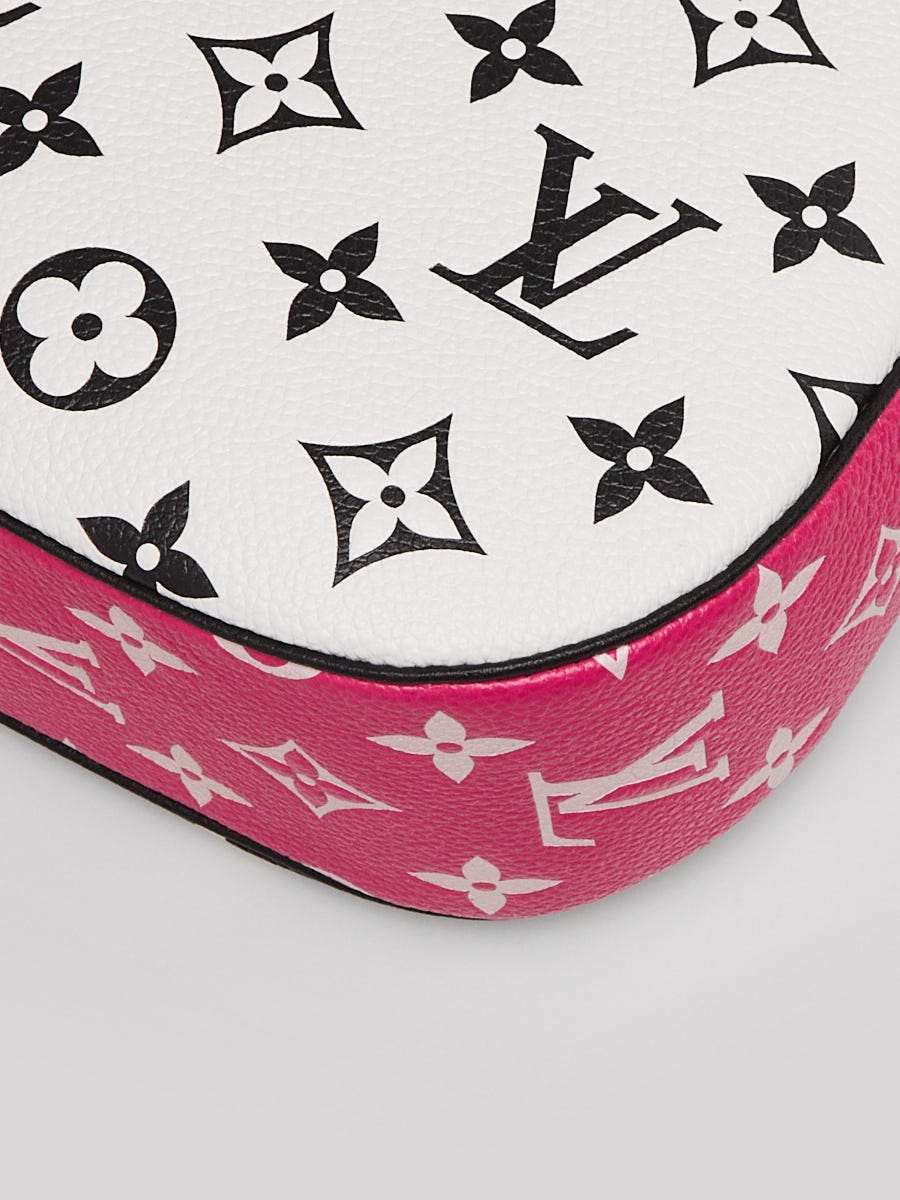Louis Vuitton Black/White/Pink Monogram Empreinte Leather Spring