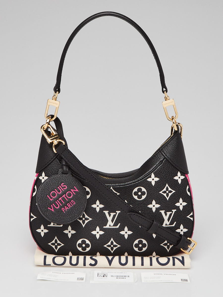 Louis Vuitton Black/White/Pink Monogram Empreinte Leather Spring