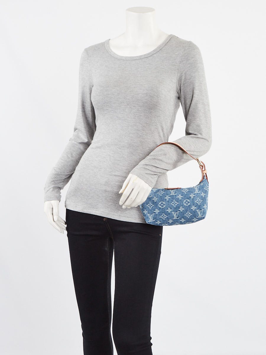 【Louis Vuitton】Hills Pochette★ラッピングサービス★関税込 Hills Pochette Denim