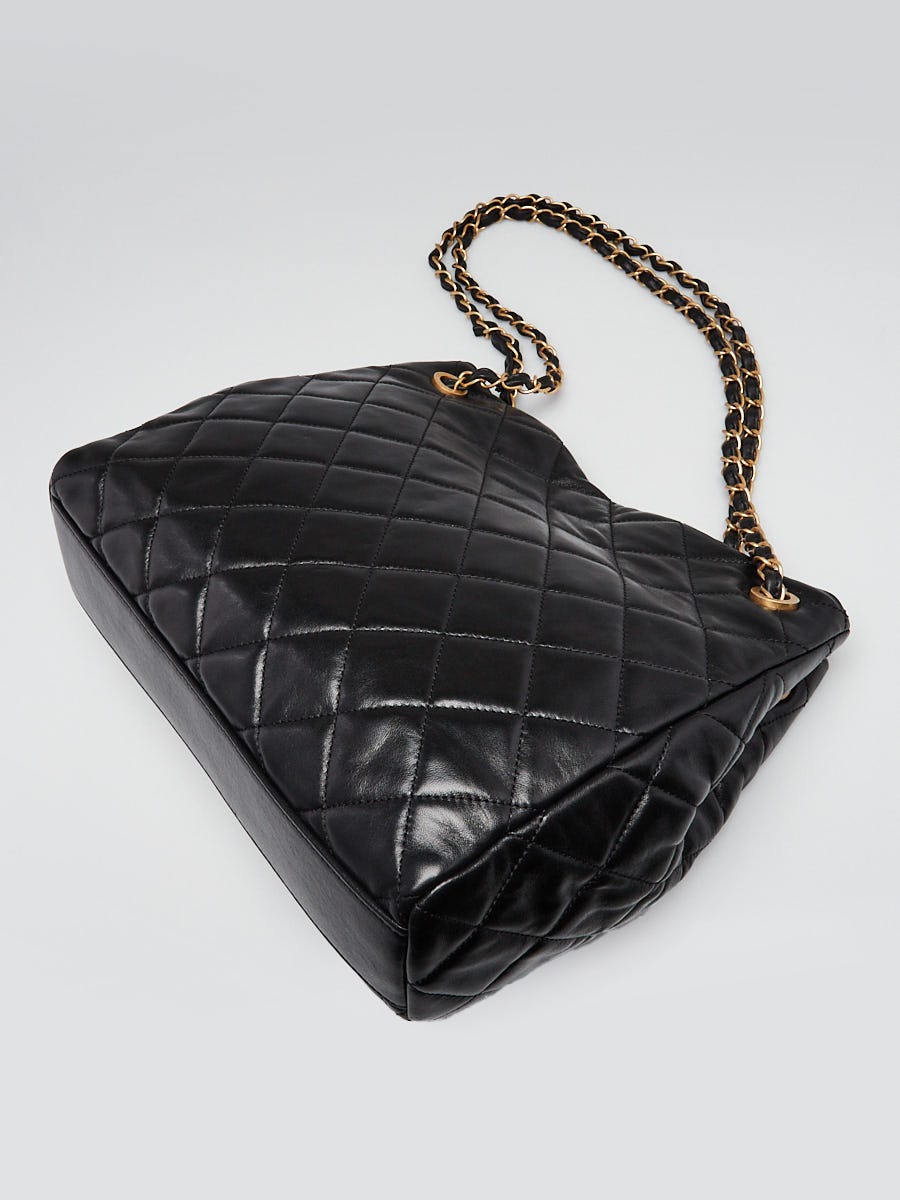 Chanel Black Quilted Leather CC Chain Tote Bag | Yoogi's Closet