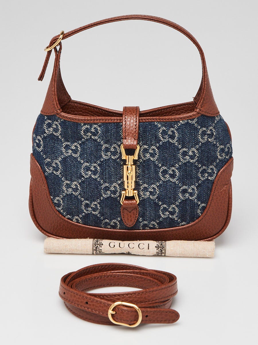 ショルダーバッグ・ポシェット GUCCI JACKIE 1961 MINI CROSSBODY BAG Gucci Light Blue Smooth Leather Jackie 1961 Mini Shoulder