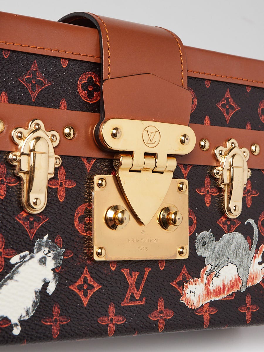 Louis Vuitton Limited Edition Marron/Orange Catogram Canvas