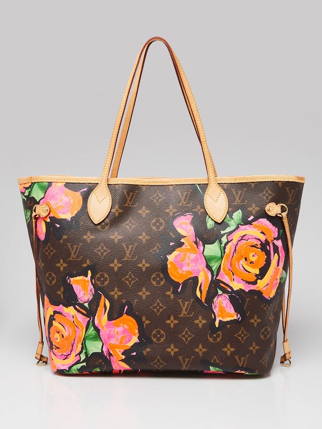 Lv Monogram Pattern Roses Louis Vuitton Limited Edition Stephen Sprouse Monogram Roses Neverfull ...