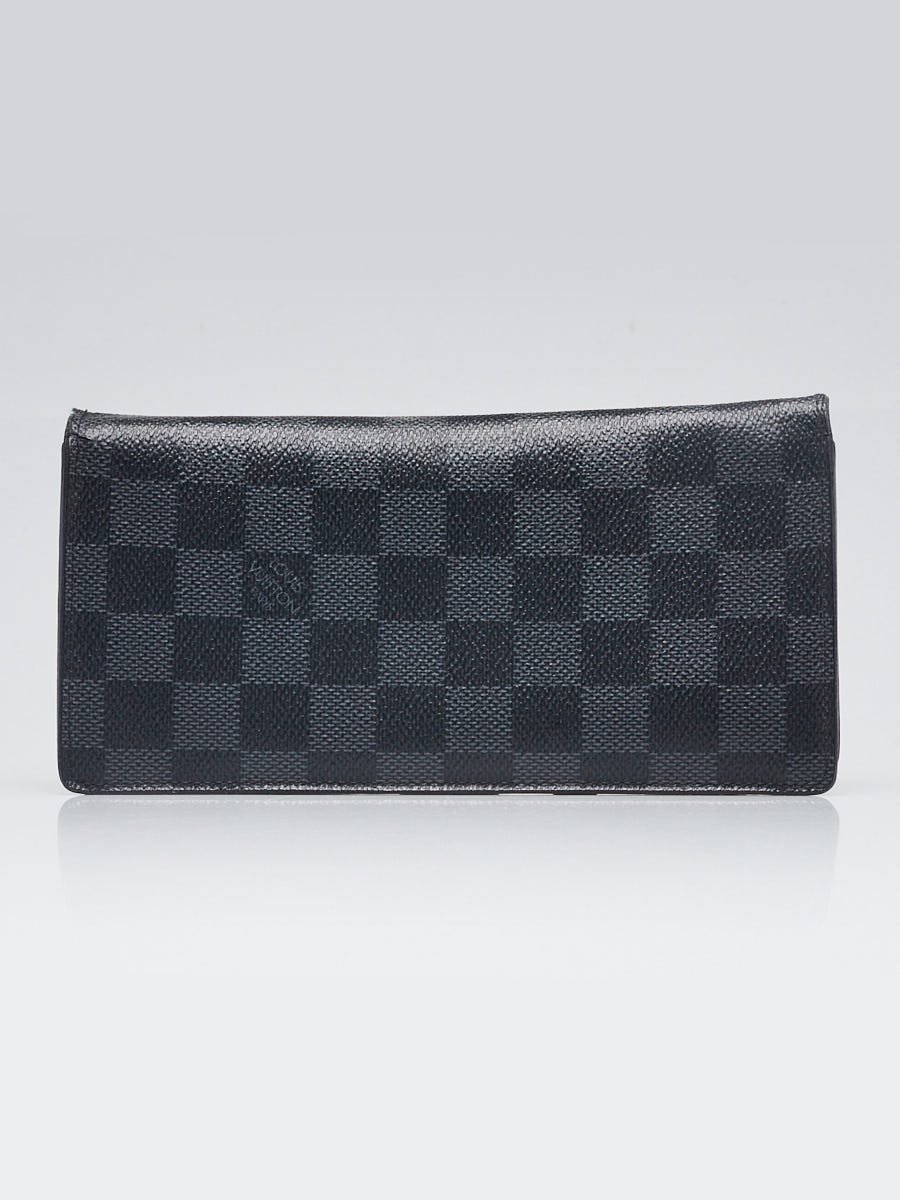 Louis Vuitton Damier Graphite Brazza popular Wallet