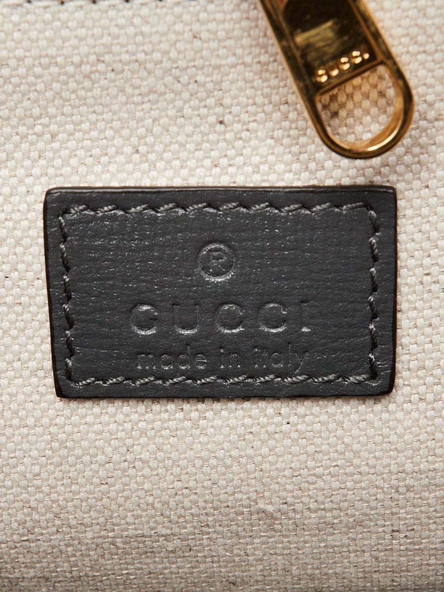 【関税&送料込】Gucci Dark Grey Leather 1955 Horsebit Should Gucci Grey Leather 1955 Horsebit Large Shoulder Bag