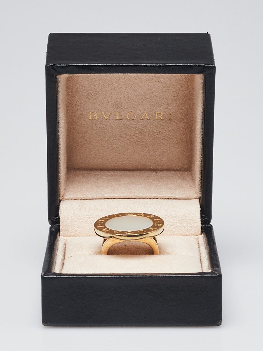 BVLGARI リング Bvlgari Bvlgari Mother of Pearl and Carnelian Rose Gold Ring