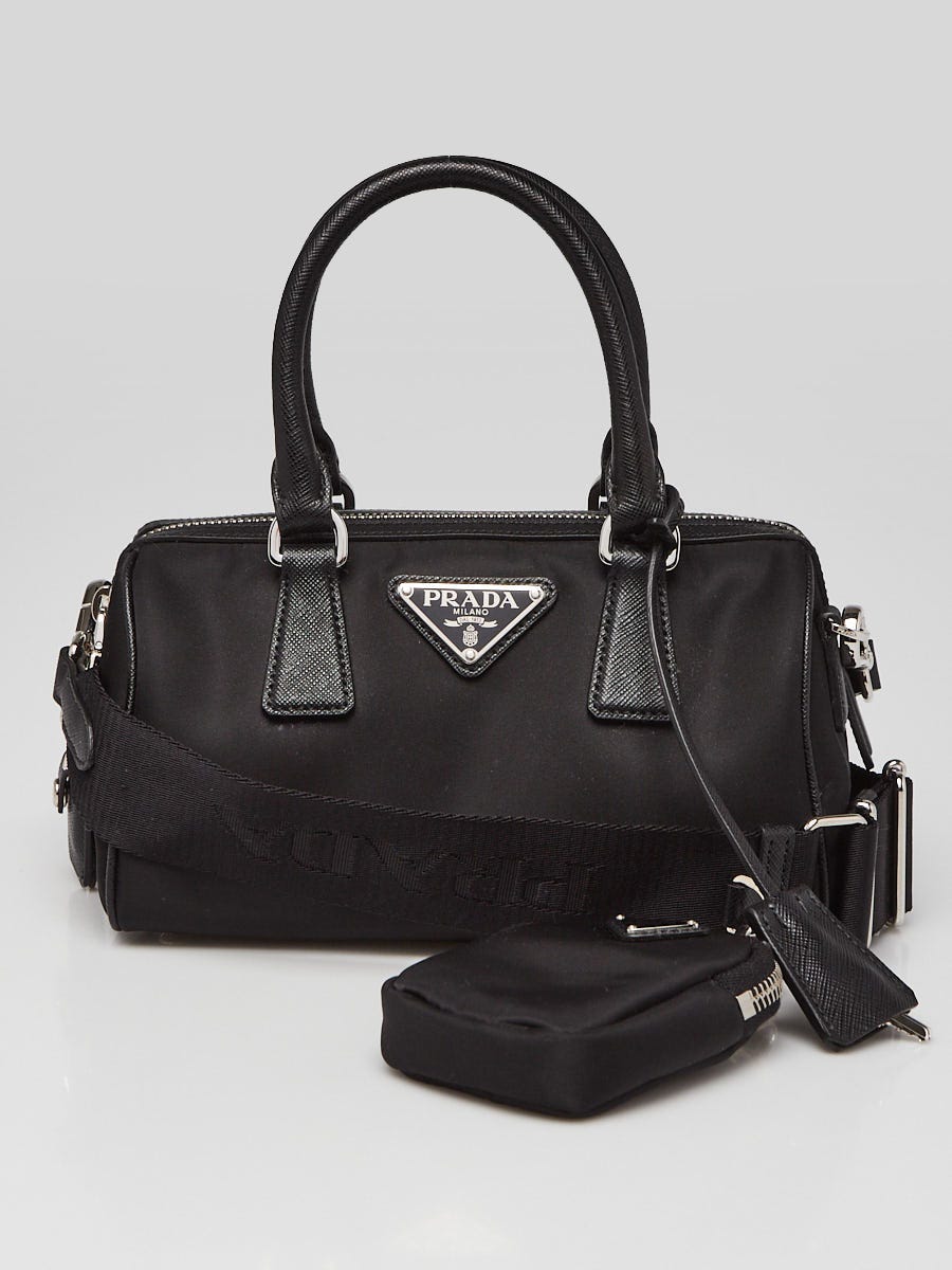 Cheapest Prada Tessuto Leather Handle Bag