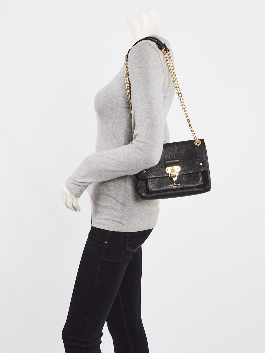 Louis Vuitton Black Monogram Empreinte Leather Vavin BB Bag