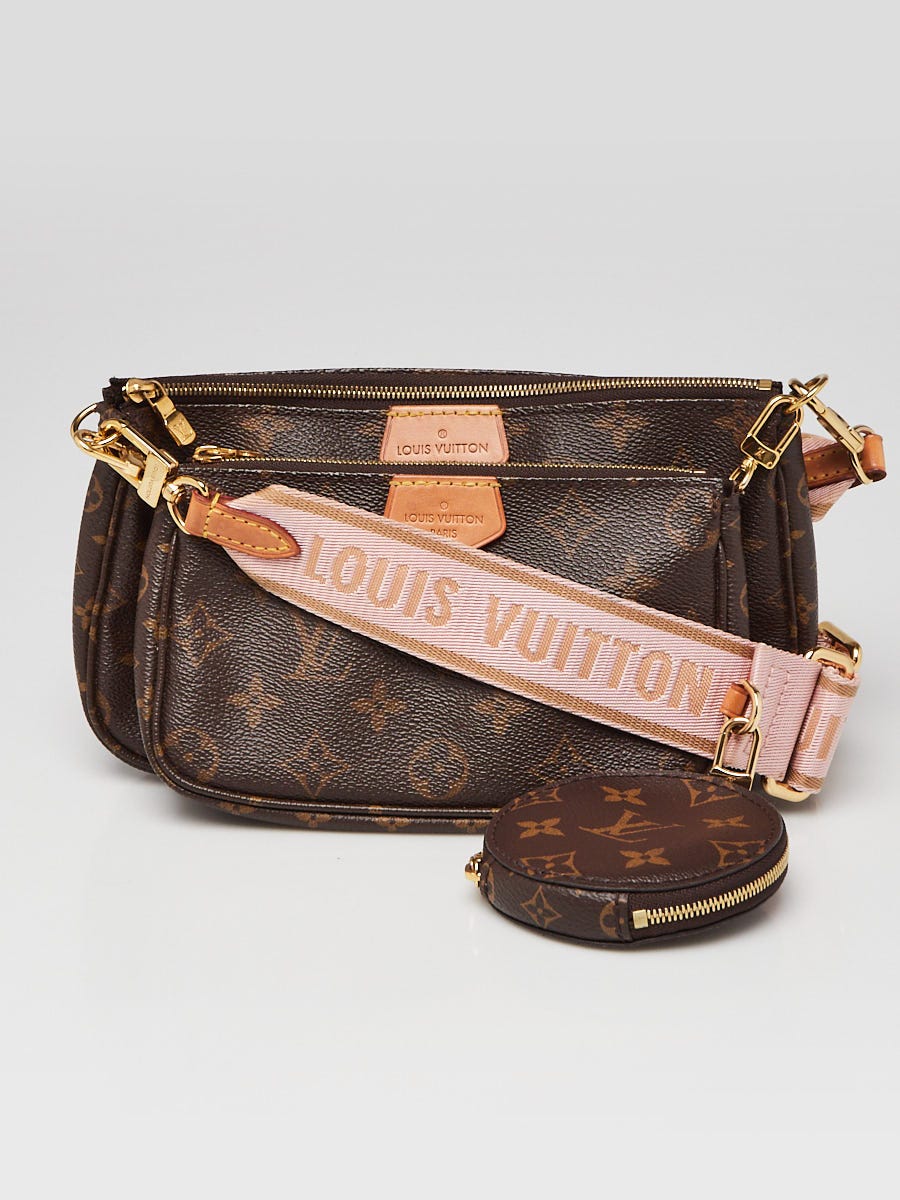 Louis Vuitton Rose Clair Monogram Canvas Multi-Pochette
