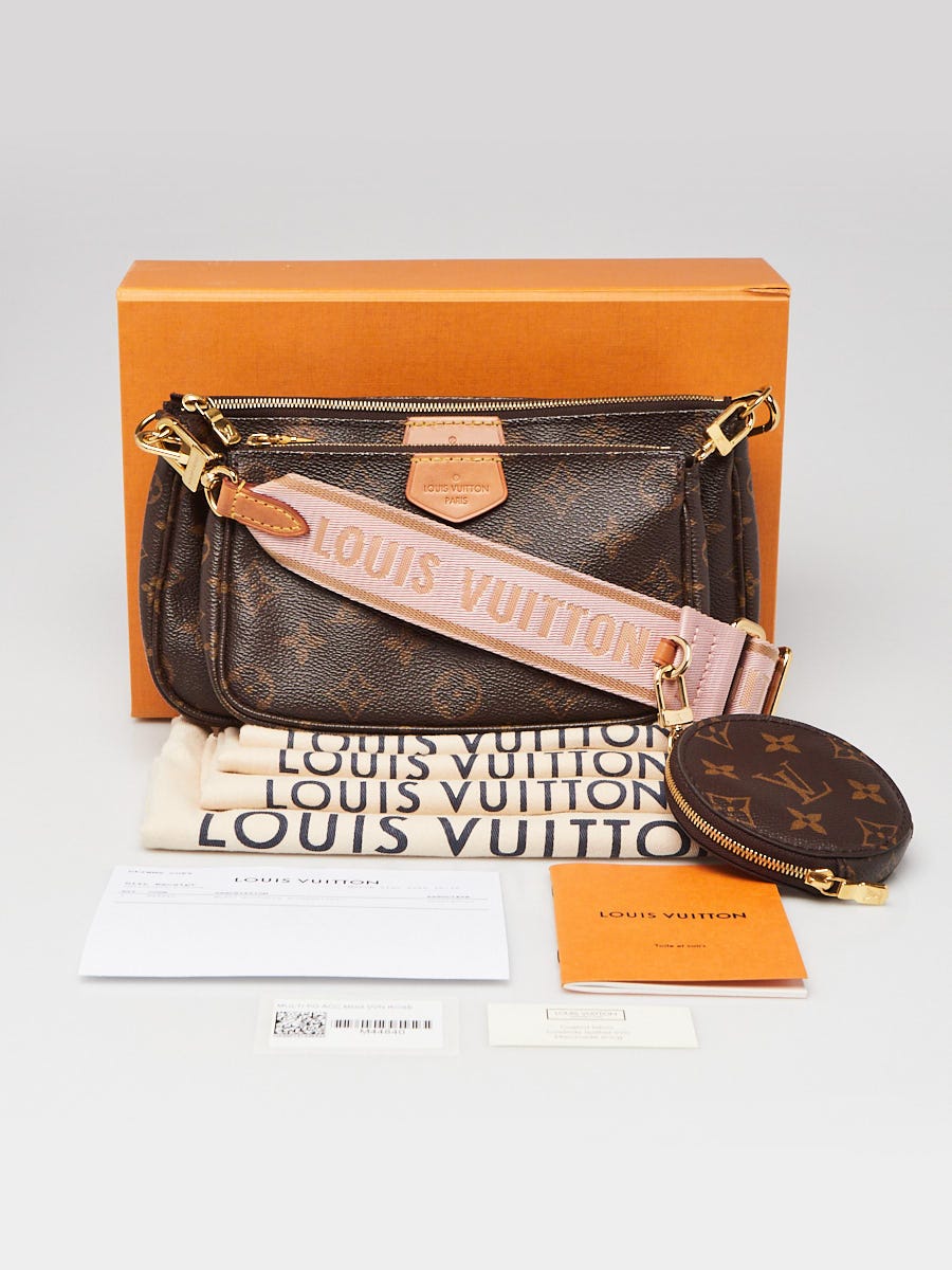 Louis Vuitton Rose Clair Monogram Canvas Multi-Pochette