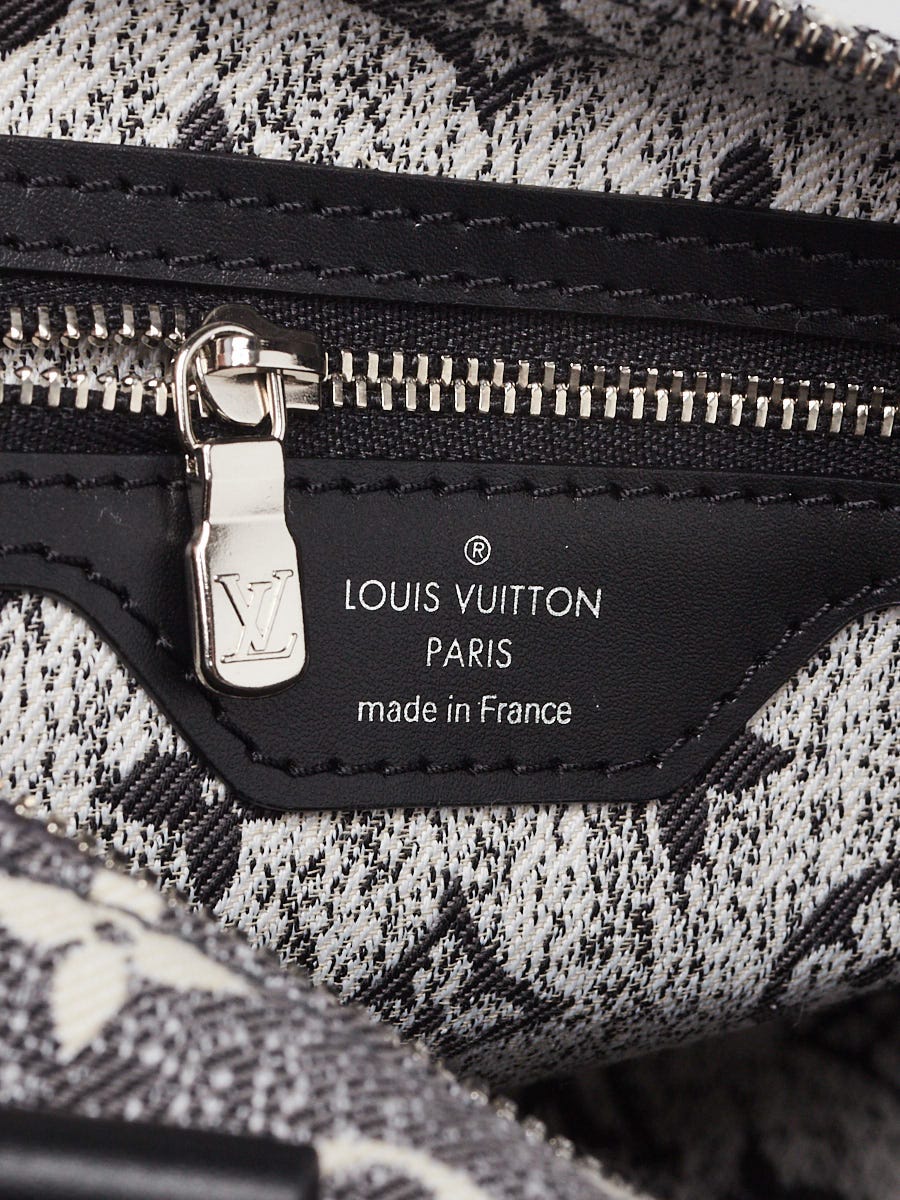Louis Vuitton Grey/Black Monogram Jacquard Denim Speedy