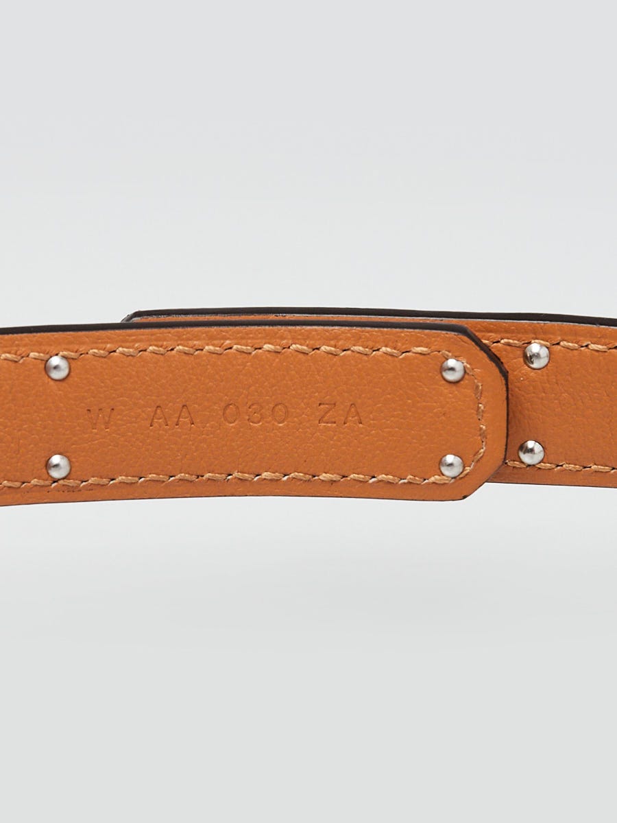 Hermes Jaune Milton Epsom Leather Kelly Pocket 18 Belt