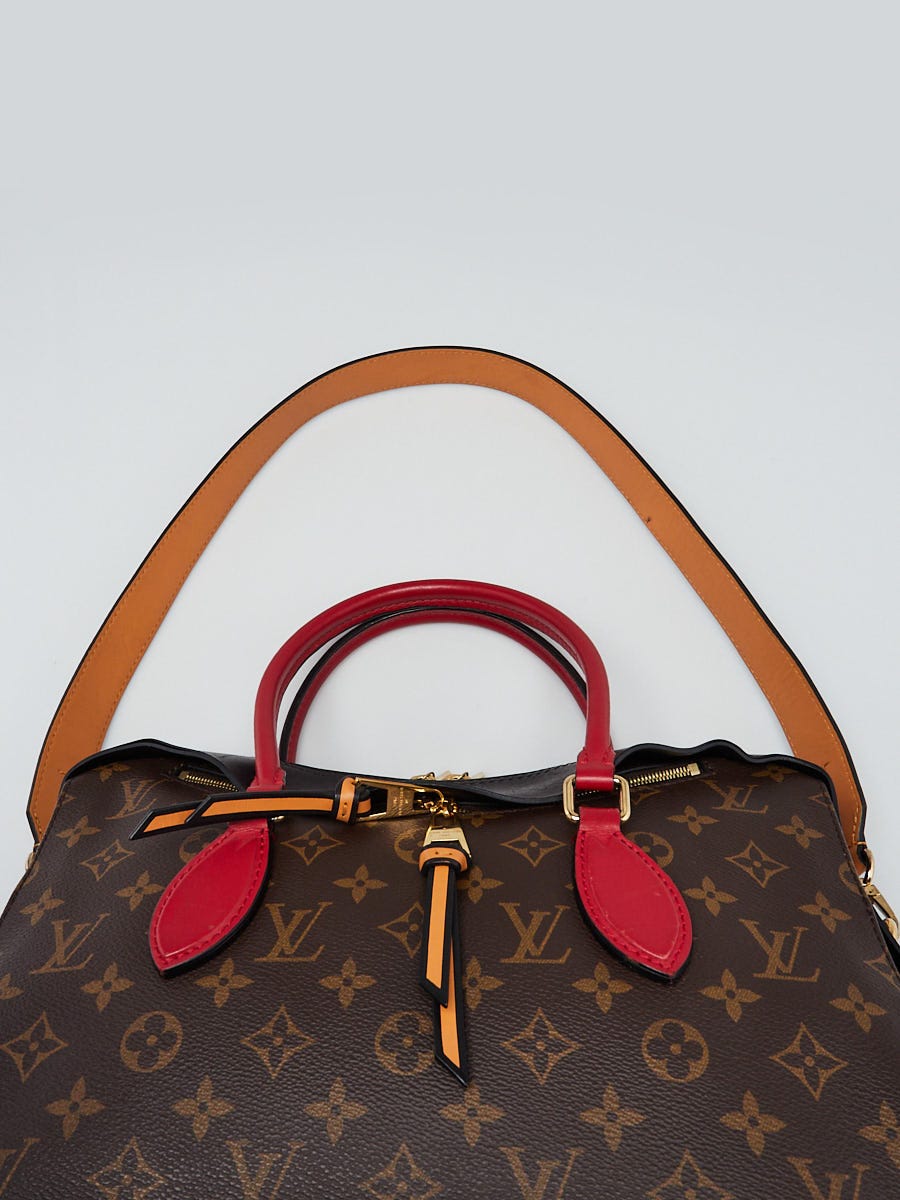 【希少】 LOUIS VUITTON LV Monogram Tuileries ハンドバッグ Louis Vuitton Monogram Canvas and Tricolor Leather Tuileries