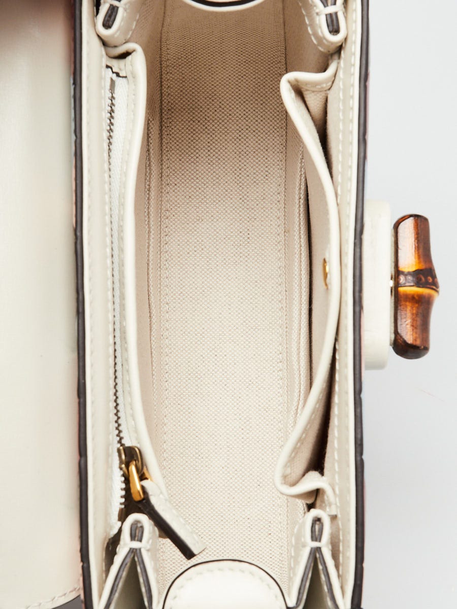 Gucci Multicolor Leather Lovelight Bamboo Top Handle 1947 Small