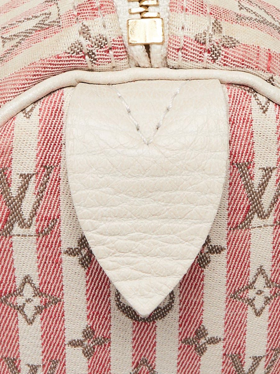 Louis Vuitton Pink/White Monogram Mini Lin Croisette Speedy Louis Vuitton Pink/White Monogram Mini Lin Croisette Speedy