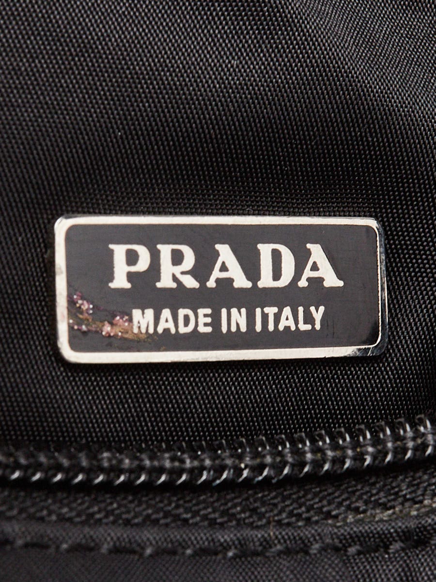 Prada Black Tessuto Nylon Mini Bag | Yoogi's Closet Prada Black Tessuto Nylon Mini Bag | Yoogi's Closet