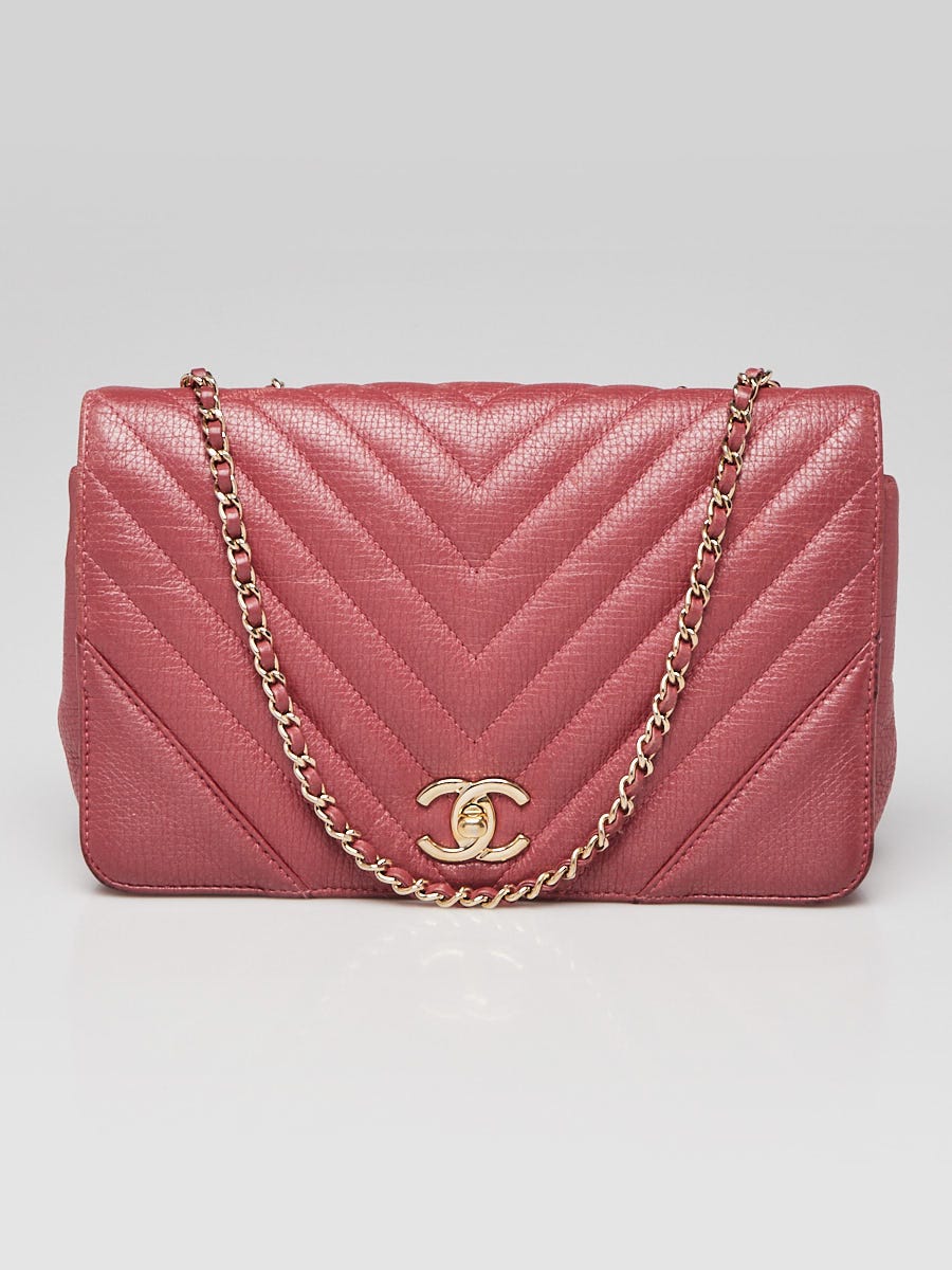 Chanel chevron quilted flap shops bag