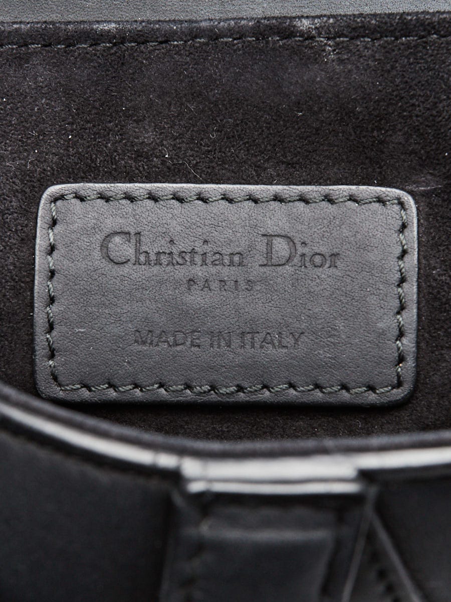 Christian Dior Black Ultramatte Leather Mini Saddle Bag | Yoogi's