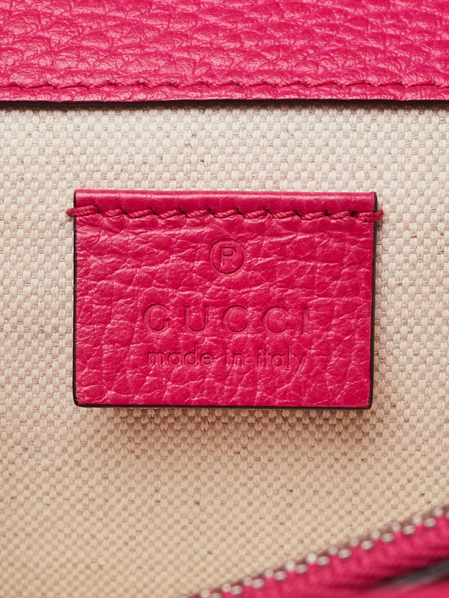 Gucci Pink Leather Dionysus Small Shoulder Bag | Yoogi's Closet